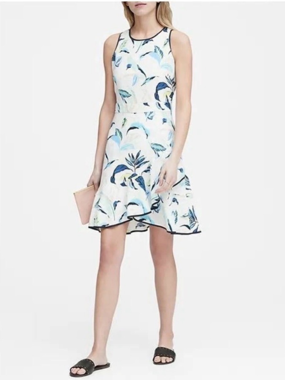 Banana Republic Floral Faux Wrap Sundress